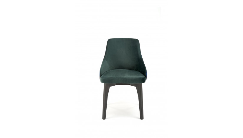 ENDO kėdė juoda / gob. BLUVEL 78 tamsiai žalia sp.
