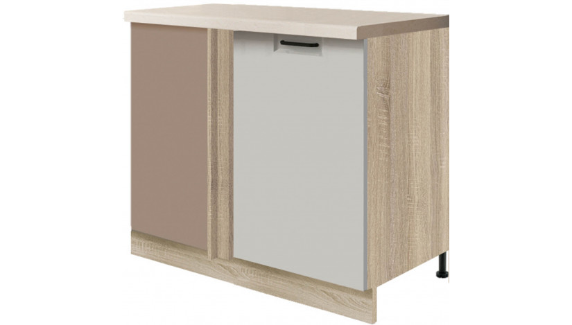 Favorit FAV-25D pastatoma kampinė spintelė *110x60 dešinė su lentyna