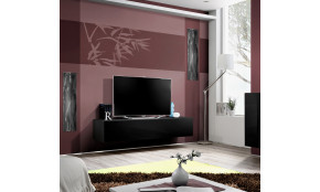 RTV FLY 30 TV staliukas juoda / juoda blizgi 23 ZZ FY 30