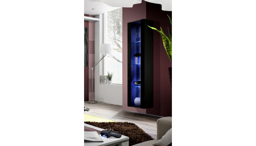 FLY 41 Vitrina juoda / juoda blizgi 23 ZZ FY 41