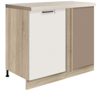 Favorit FAV-24D pastatoma kampinė spintelė *110x60 kairė su lentyna Favorit FAV-24D pastatoma kampinė spintelė *110x60 kairė su lentyna