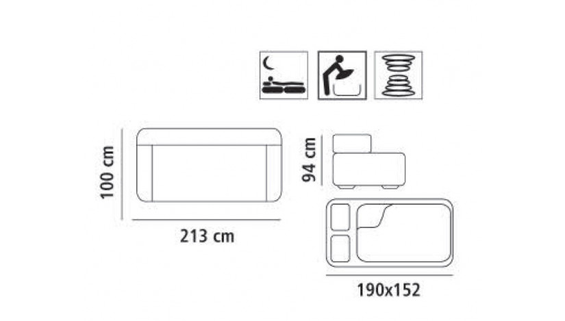 FASTA sofa lova