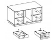 FLAWIA 2D3S komoda 150 cm