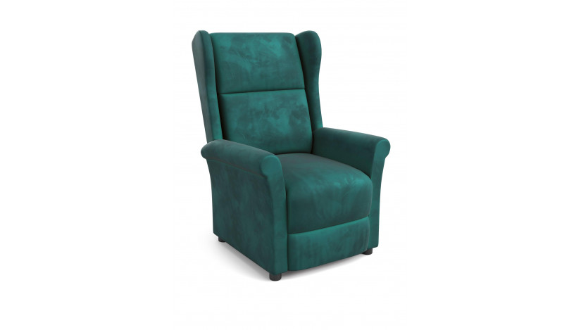 AGUSTIN 2 Fotelis su relax funkcija tamsiai žalia