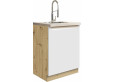 Glamour GLA-11D kriauklės spintelė 60 cm Balta