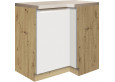Glamour GLA-15D pastatoma kampinė spintelė 100x70 cm kairė Balta