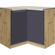 Glamour GLA-16D kampinė spintelė 90x90 su cargo karusele Mėlyna