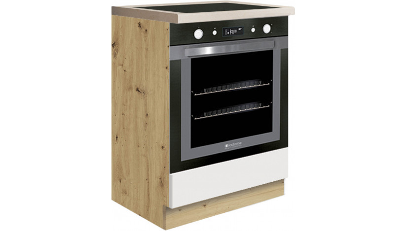 Glamour GLA-17D Spintelė įmontuojamai orkaitei 60 cm Balta