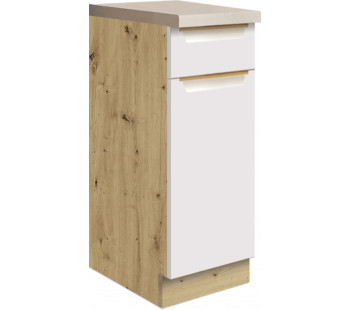 Glamour GLA-1D pastatoma spintelė 30 cm Balta Glamour GLA-1D pastatoma spintelė 30 cm Balta