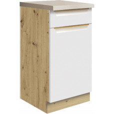 Glamour GLA-2D pastatoma spintelė 40 cm Balta