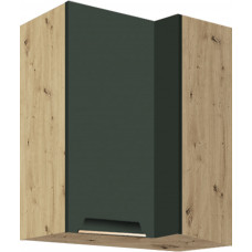 Glamour GLA-44G spintelė kampinė pakabinama 70x40 kairė Žalia