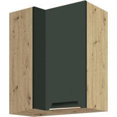 Glamour GLA-45G spintelė kampinė pakabinama 70x40 dešinė Žalia
