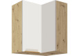 Glamour GLA-54G pakabinama spintelė kampinė 60x60 Balta