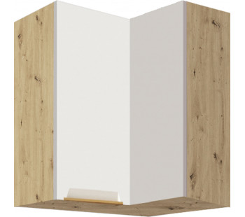 Glamour GLA-54G pakabinama spintelė kampinė 60x60 Balta Glamour GLA-54G pakabinama spintelė kampinė 60x60 Balta