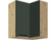 Glamour GLA-54G pakabinama spintelė kampinė 60x60 Žalia