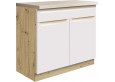 Glamour GLA-7D pastatoma spintelė 90 cm Balta