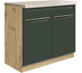 Glamour GLA-7D pastatoma spintelė 90 cm Žalia