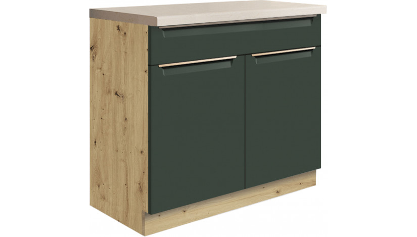 Glamour GLA-7D pastatoma spintelė 90 cm Žalia