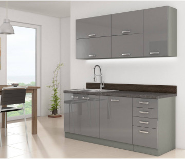 Grey 180 Virtuvės baldų komplektas