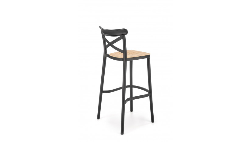 H111 lauko baro kėdė juoda / ruda sp.