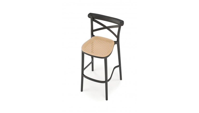 H111 lauko baro kėdė juoda / ruda sp.