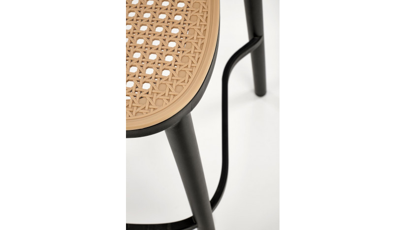 H111 lauko baro kėdė juoda / ruda sp.