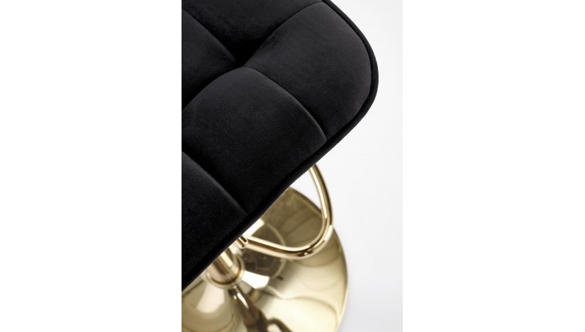 H120 baro kėdė aukso / juoda sp.
