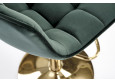 H120 baro kėdė aukso / žalia tamsi sp.