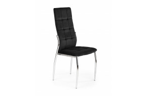 K416 kėdė juoda velvetas 