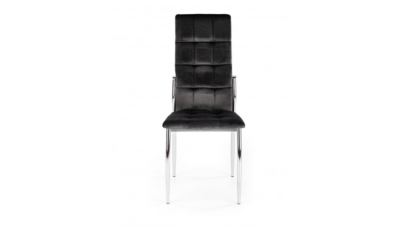 K416 kėdė juoda velvetas 