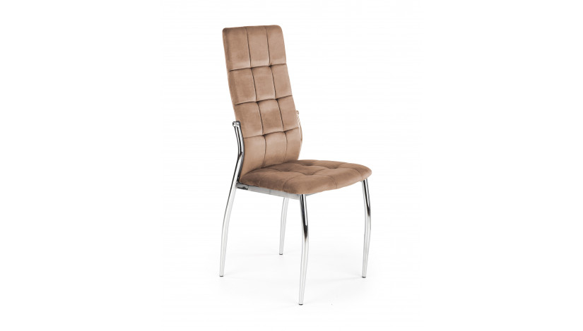 K416 kėdė smėlio velvetas 