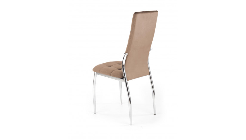 K416 kėdė smėlio velvetas 