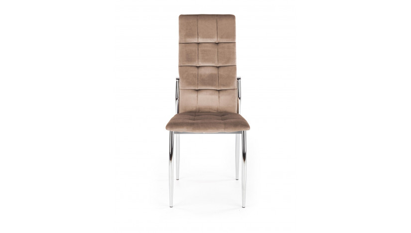 K416 kėdė smėlio velvetas 