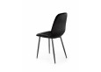K417 kėdė juoda velvetas 