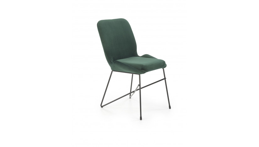 K454 kėdė metalinė Žalia tamsi