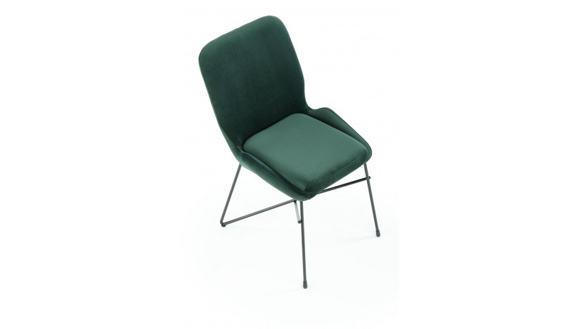K454 kėdė metalinė Žalia tamsi