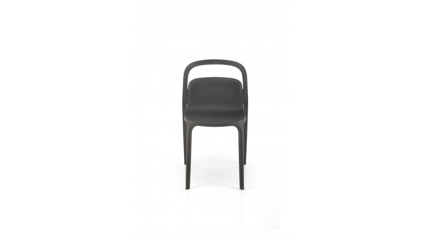 K490 lauko kėdė plastikinė juoda sp.