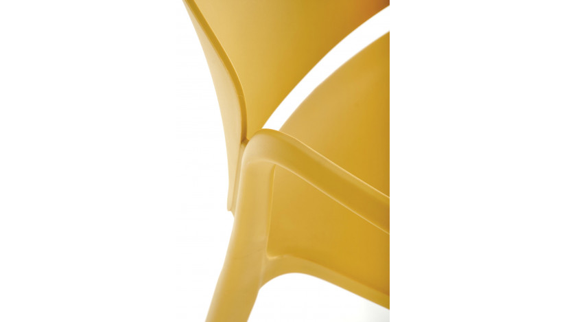K491 lauko kėdė plastikinė garstyčių  sp.