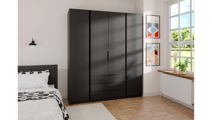 KAJA BL/BL 4F 3S Spinta juoda / juoda