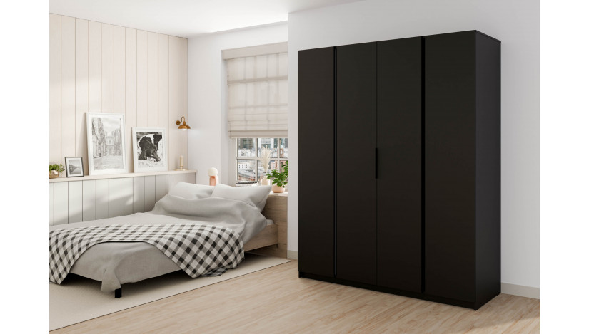 KAJA BL/BL 4F Spinta juoda / juoda