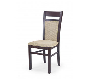GERARD 2 Kėdė medinė riešutas tamsus / torent beige GERARD 2 Kėdė medinė riešutas tamsus / torent beige