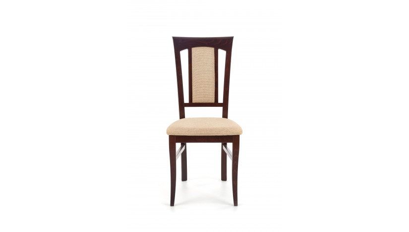 KONRAD Kėdė medinė tamsus riešutas / torent beige