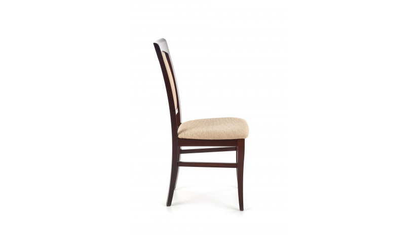KONRAD Kėdė medinė tamsus riešutas / torent beige