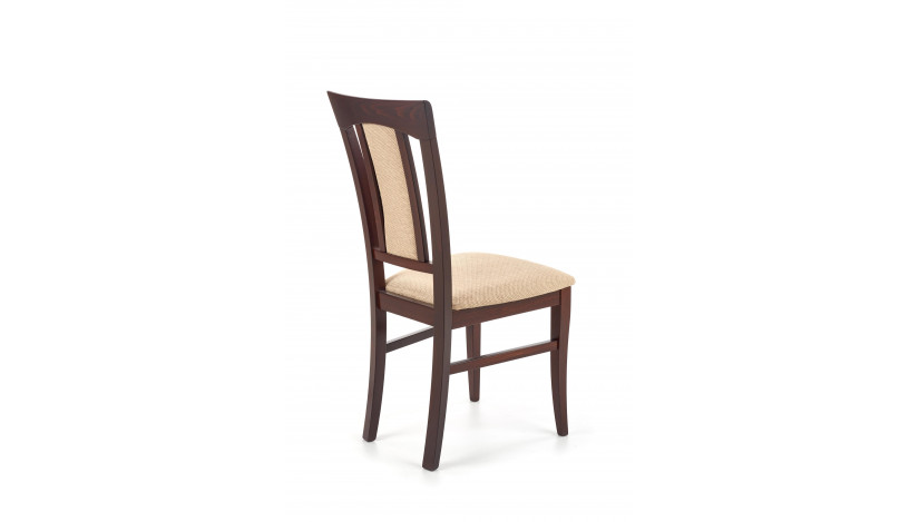 KONRAD Kėdė medinė tamsus riešutas / torent beige