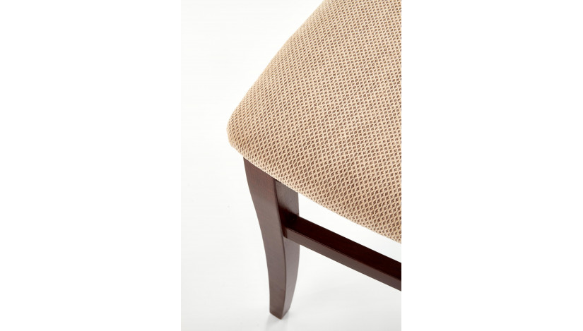 KONRAD Kėdė medinė tamsus riešutas / torent beige