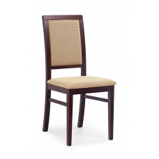 SYLWEK 1 Kėdė medinė tamsus riešutas / torent beige