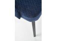 TOLEDO 3 Kėdė medinė juoda / mėlyna monolit 77