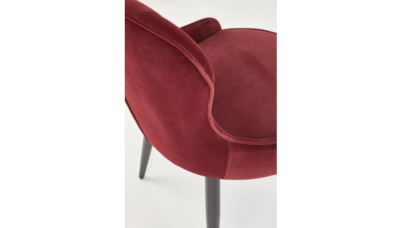 K366 Kėdė metalinė bordo