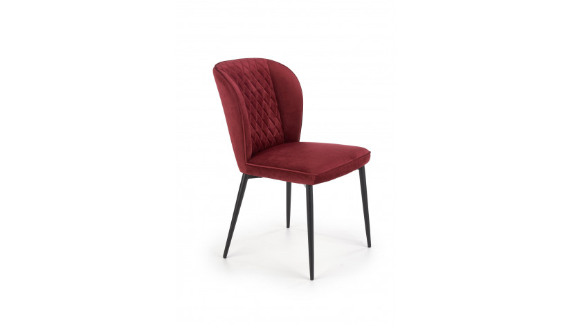 K399 Kėdė metalinė bordo
