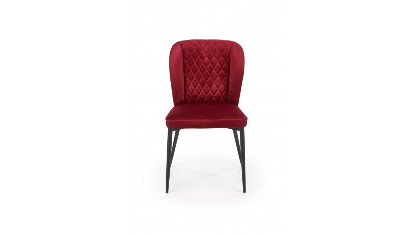K399 Kėdė metalinė bordo